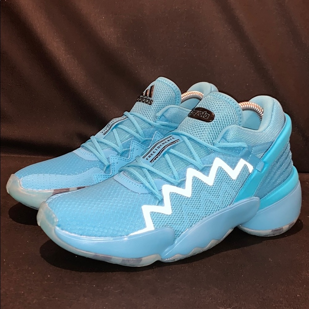 Adidas D.O.N. Issue 2 J Crayola Signal Cyan